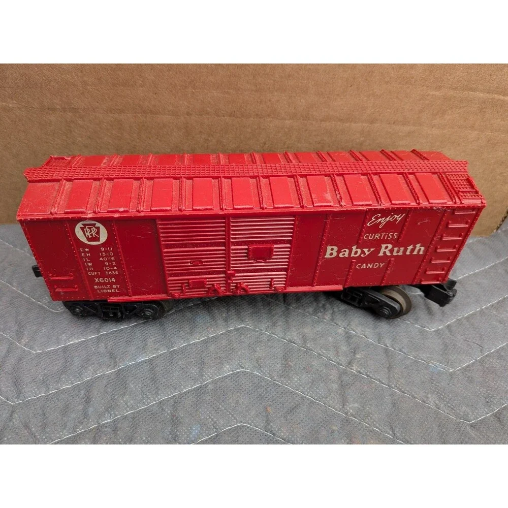 Lionel O Gauge Train Set Lot 43 Track Cars Caboose Boxcar Baby Ruth Tappan...